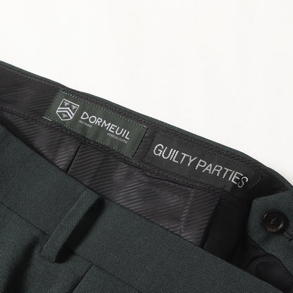 24AW ×DORMEUIL プリーツ スラックスパンツ(PLEATED TROUSERS)