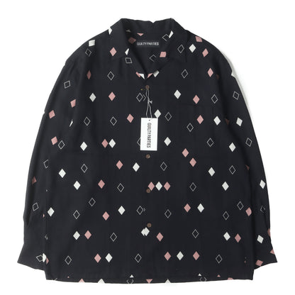 24AW ダイヤモンド柄 オープンカラーシャツ(DIAMOND HAWAIIAN SHIRT)