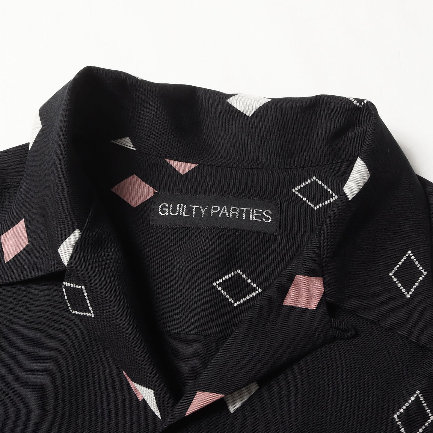 24AW ダイヤモンド柄 オープンカラーシャツ(DIAMOND HAWAIIAN SHIRT)