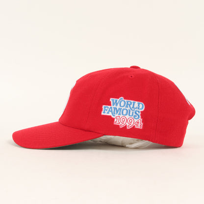 25SS World Famous 1994 サイドパッチ Sロゴ 6パネルキャップ(World Famous S Logo 6-Panel)