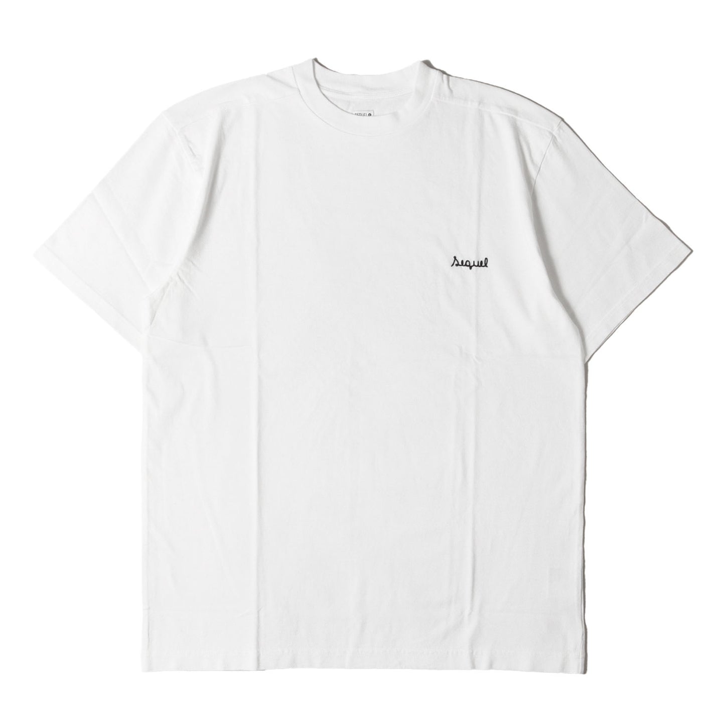 21AW チェーン刺繍ロゴ クルーネック Tシャツ(T-SHIRT)