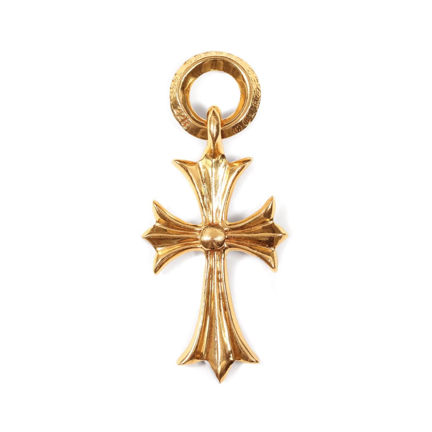 22K ゴールド タイニー CHクロス チャーム ペンダント(22K Tiny CH Cross)