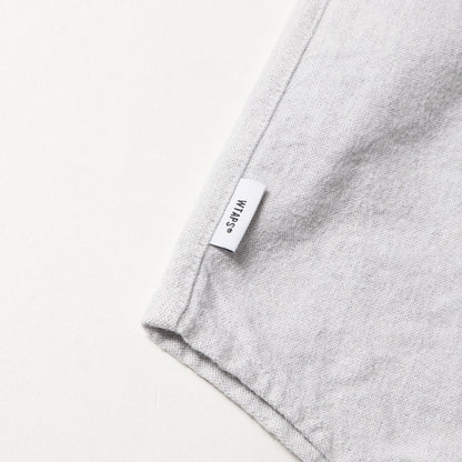 21SS ロゴマーク オックスフォード ベースボールシャツ(LEAGUE SS / COTTON OXFORD)