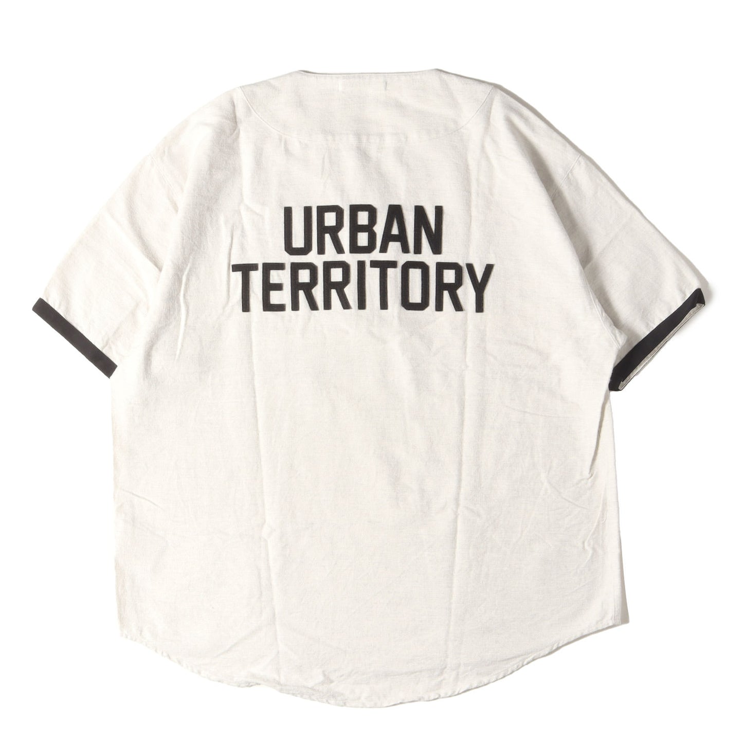 22SS アップリケロゴ フランネル ベースボールシャツ(LEAGUE SS / COTTON FLANNEL)