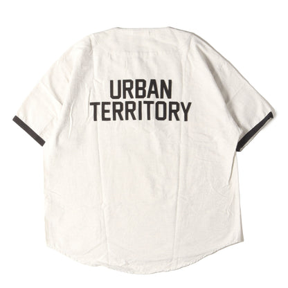 22SS アップリケロゴ フランネル ベースボールシャツ(LEAGUE SS / COTTON FLANNEL)