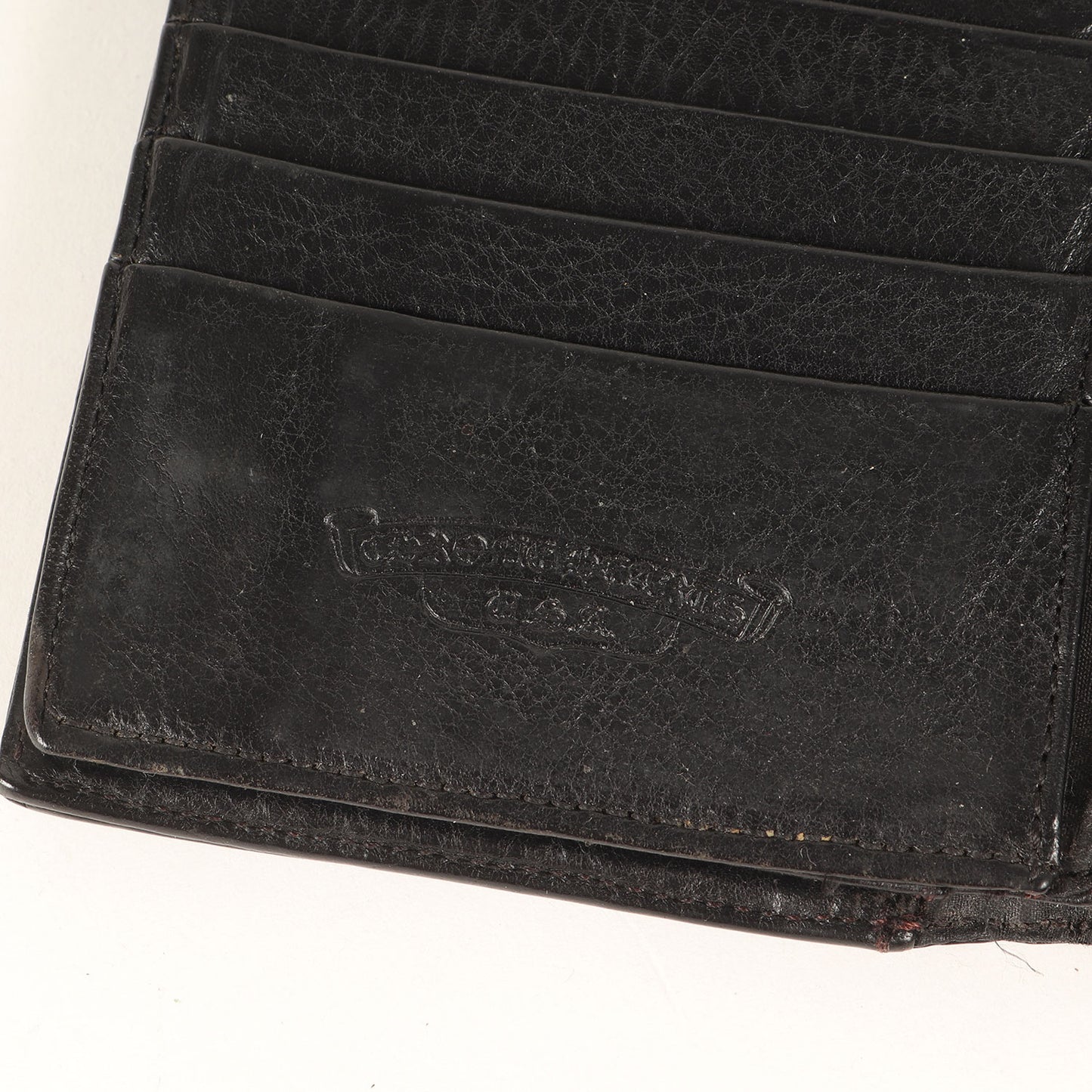 クロスボタン ウェーブ ヘビーレザー ロングウォレット / 長財布(WAVE WALLET CROSS BUTTON)