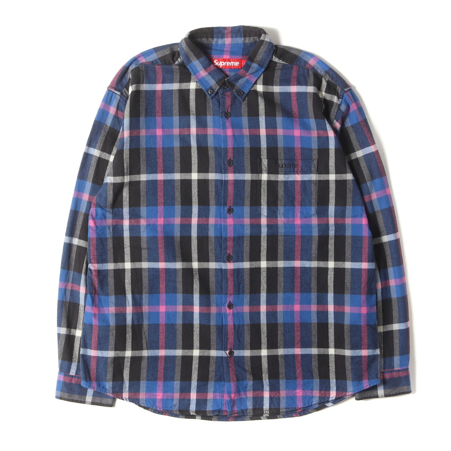 23AW タータンチェック ボタンダウン フランネルシャツ(Plaid Flannel Shirt)