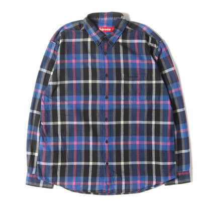 23AW タータンチェック ボタンダウン フランネルシャツ(Plaid Flannel Shirt)
