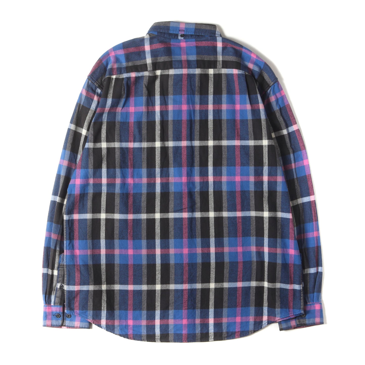 23AW タータンチェック ボタンダウン フランネルシャツ(Plaid Flannel Shirt)