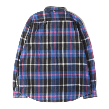 23AW タータンチェック ボタンダウン フランネルシャツ(Plaid Flannel Shirt)