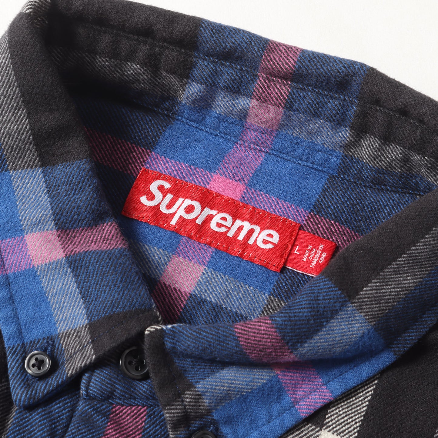 23AW タータンチェック ボタンダウン フランネルシャツ(Plaid Flannel Shirt)
