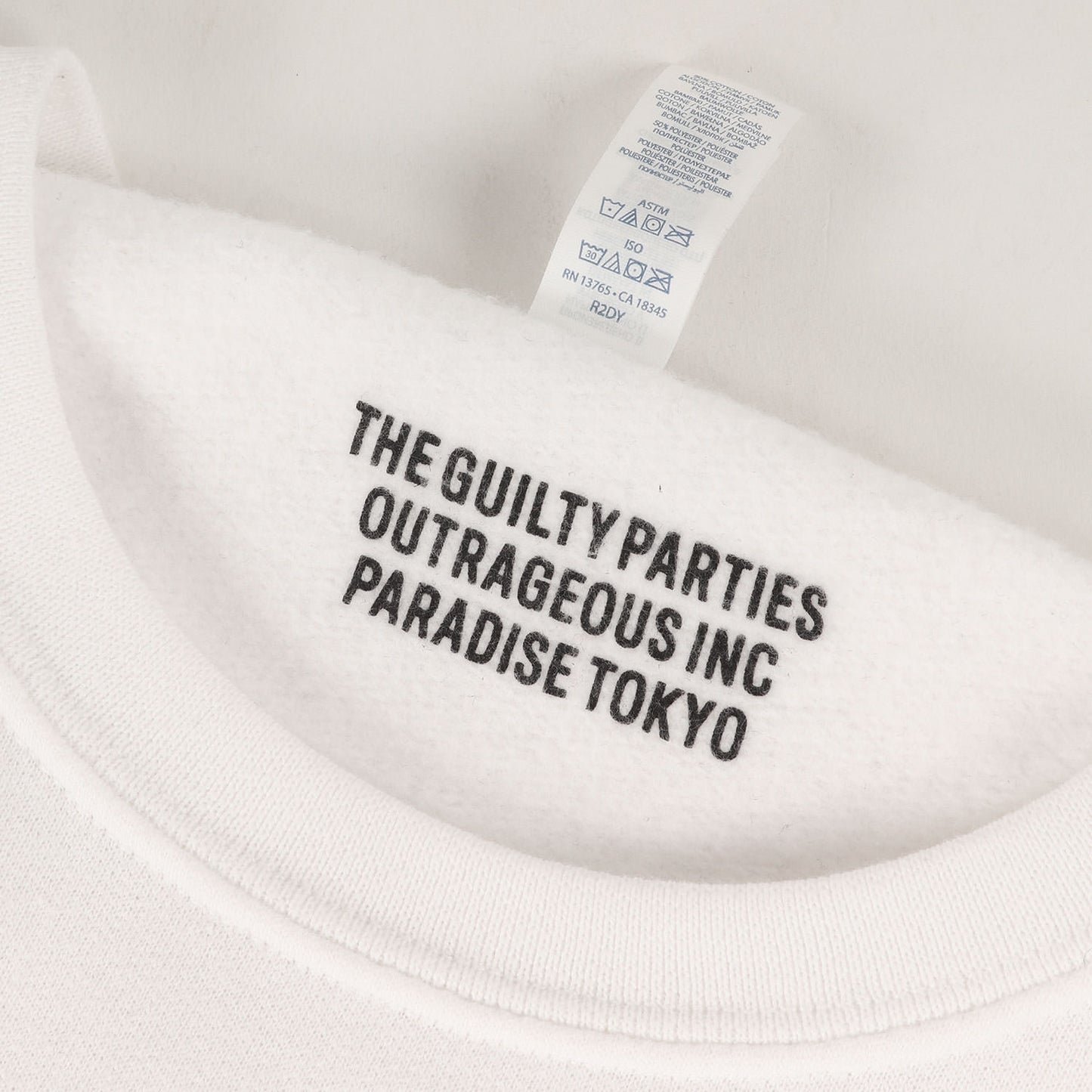 23AW ブランドロゴ刺繍 クルーネック スウェット(SWEAT SHIRT)