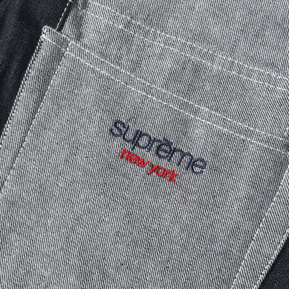 25SS パネルド ストライプ バギー デニムパンツ(Paneled Stripe Baggy Jean)