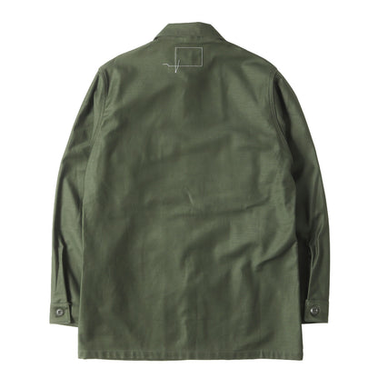 コットンサテン ミリタリーシャツ(WMILL-LS 02 / LS / COTTON. SATIN)