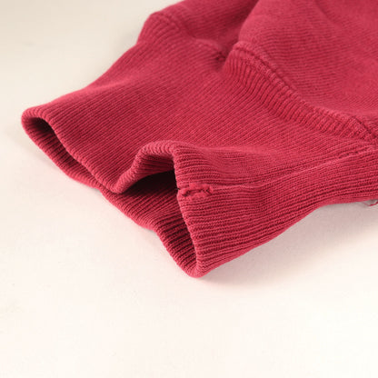 [人気モデル 刺繍タグ] 90s スナップボタン リバースウィーブ スウェット カーディガン USA製