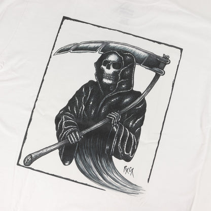 24SS ×BABYLON ×Ric Clayton 死神アートワーク プリント クルーネック Tシャツ(NH X BABYLON. TEE SS-3)