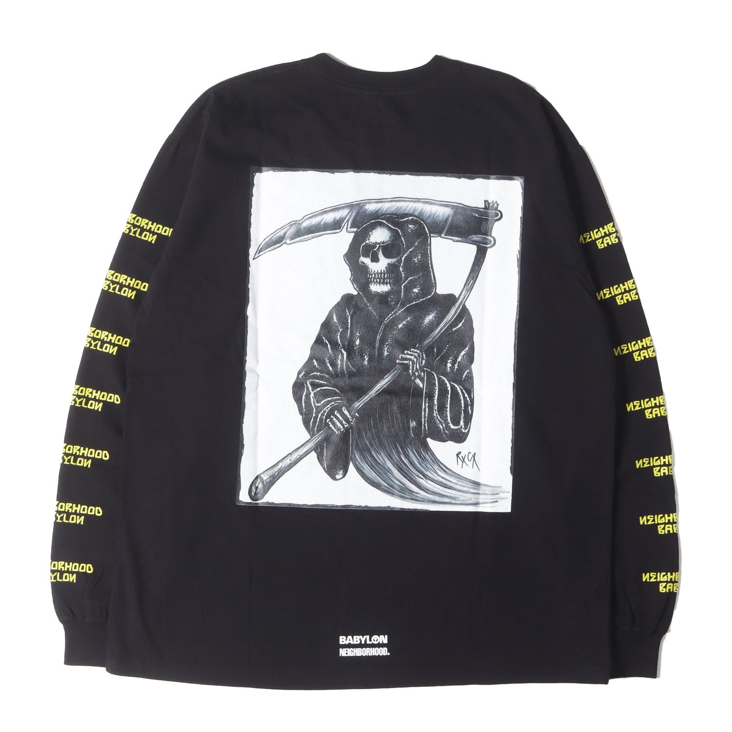 24SS ×BABYLON ×Ric Clayton 死神 ロングスリーブ Tシャツ(TEE LS-2)