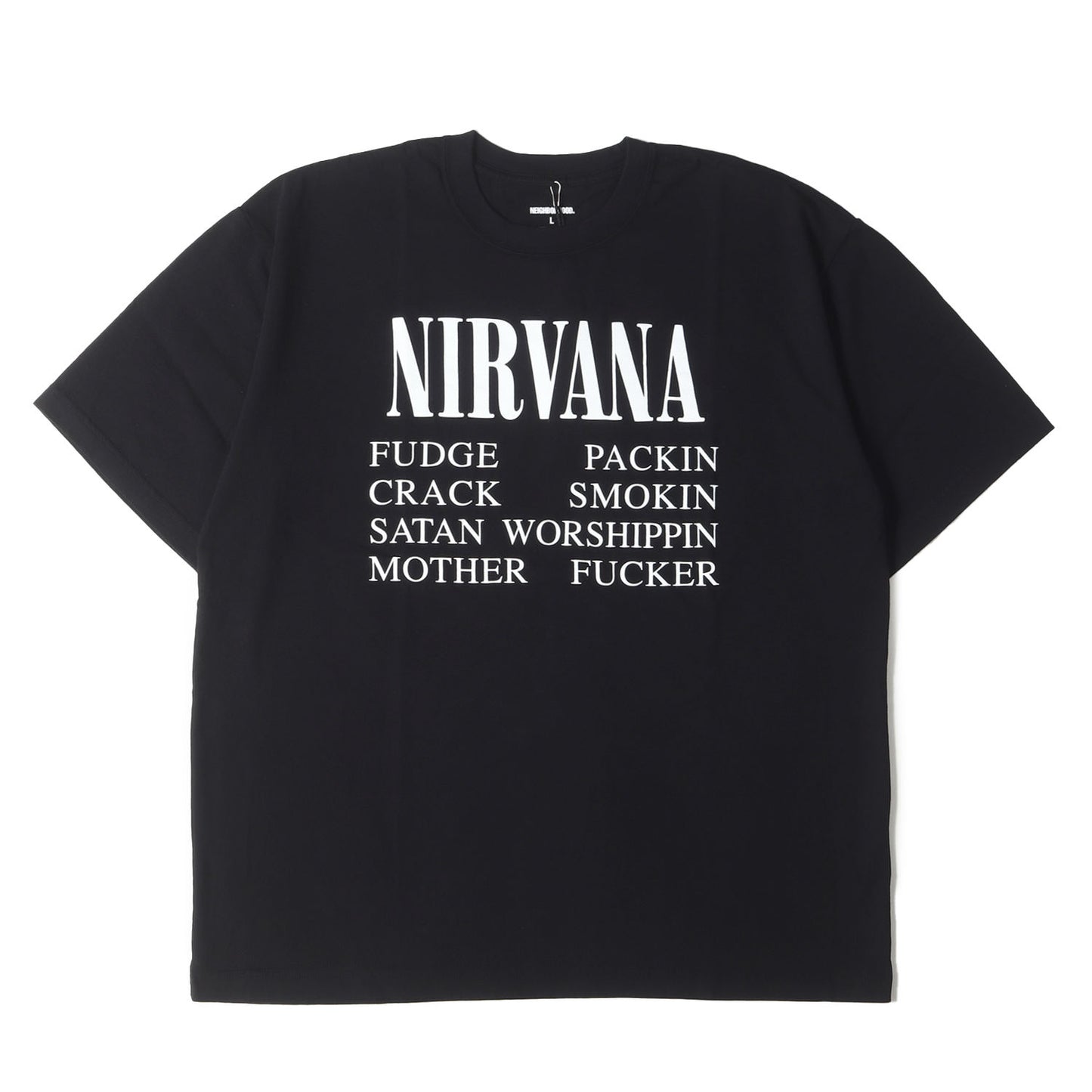 24SS ×NIRVANA アートワークロゴ クルーネック Tシャツ (NH X NIRVANA.TEE SS-4)