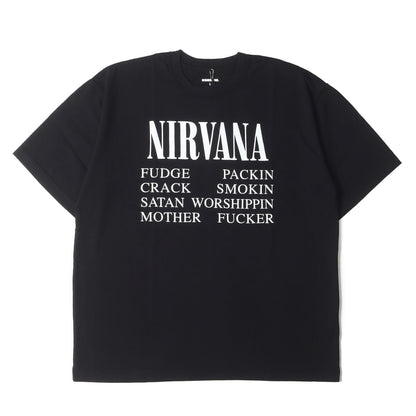 24SS ×NIRVANA アートワークロゴ クルーネック Tシャツ (NH X NIRVANA.TEE SS-4)
