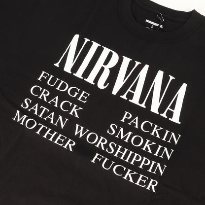 24SS ×NIRVANA アートワークロゴ クルーネック Tシャツ (NH X NIRVANA.TEE SS-4)