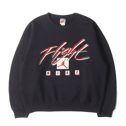 [USA製 銀タグ] 90s AIR JORDAN 4 FLIGHT クルーネック スウェット