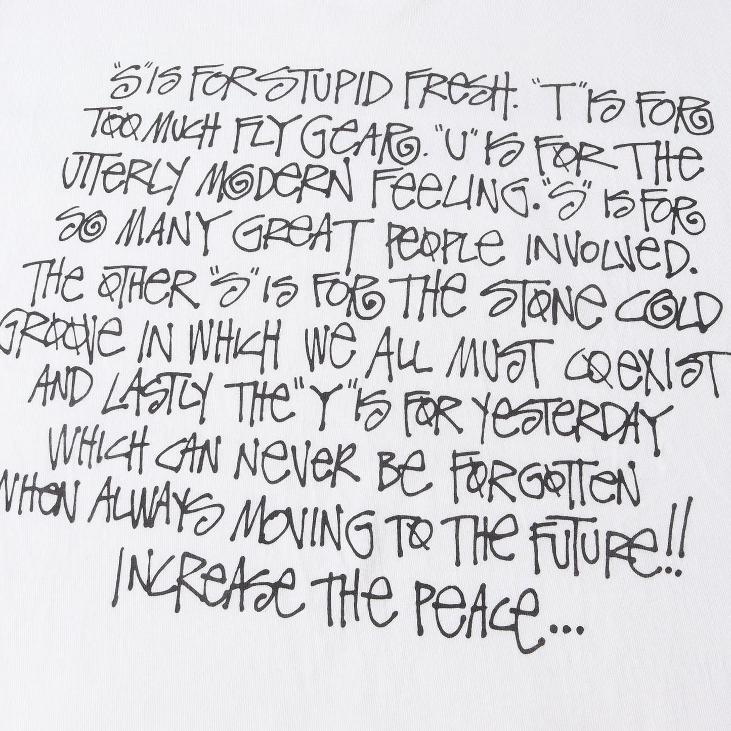 ショーンフォント メッセージロゴ Tシャツ