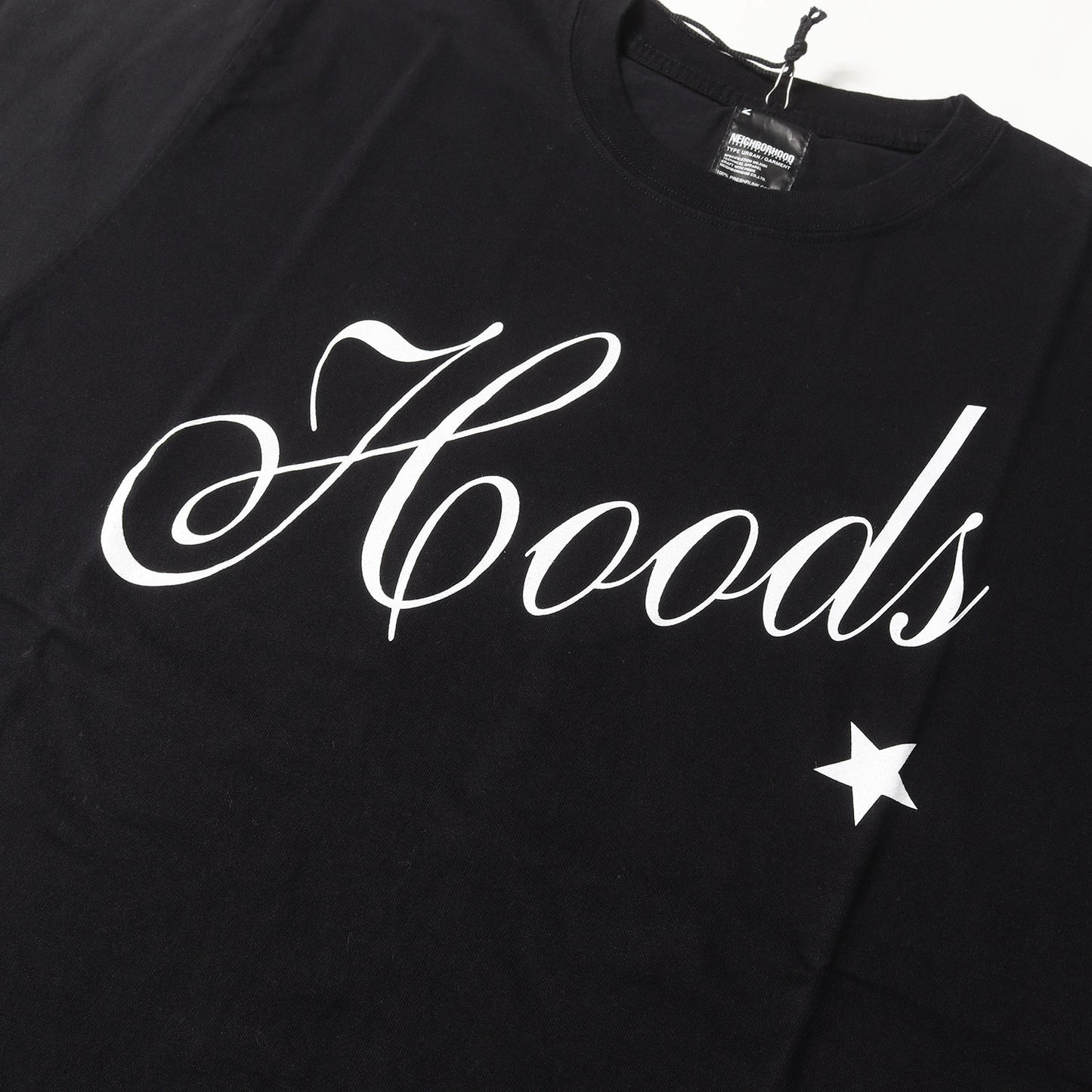 Hoodsロゴ クルーネック Tシャツ(HOODS-2 / C-TEE. SS)
