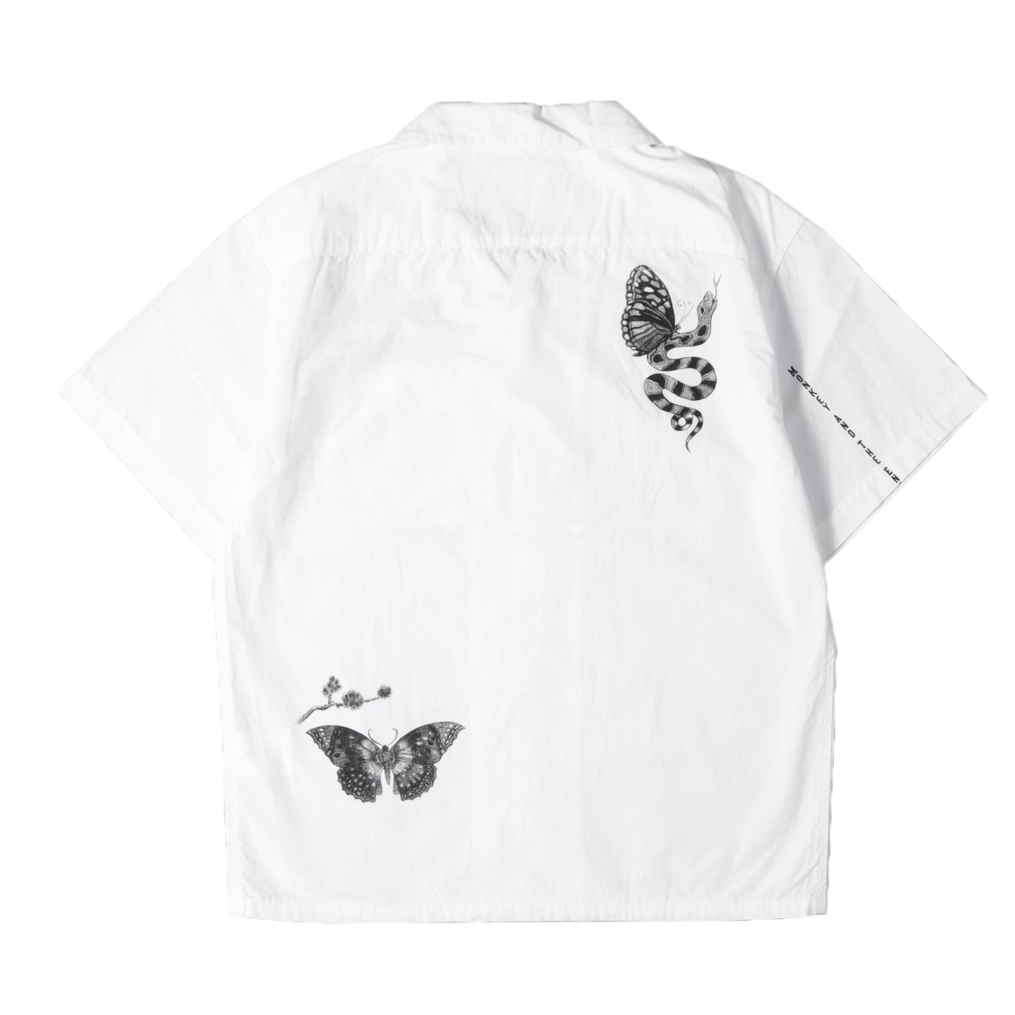 20SS マルチグラフィック オープンカラー 半袖シャツ(GOLD FISH S/S SHIRT)