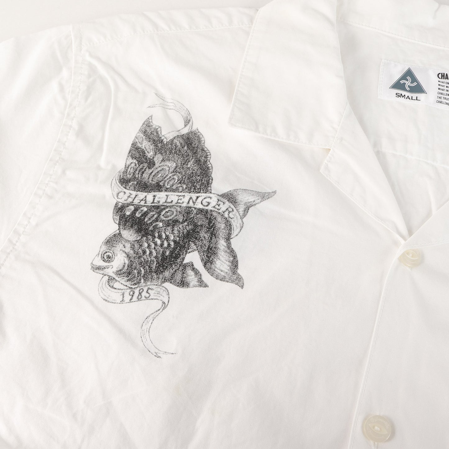20SS マルチグラフィック オープンカラー 半袖シャツ(GOLD FISH S/S SHIRT)