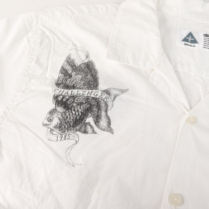 20SS マルチグラフィック オープンカラー 半袖シャツ(GOLD FISH S/S SHIRT)