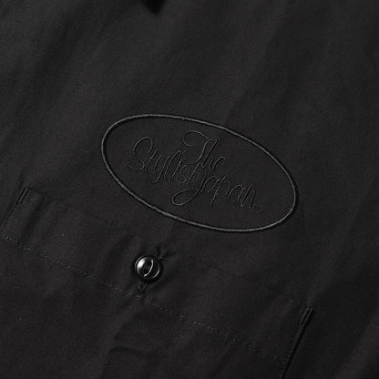 24SS ワッペン付き 半袖 ワークシャツ(WORK SHIRTS S/S)