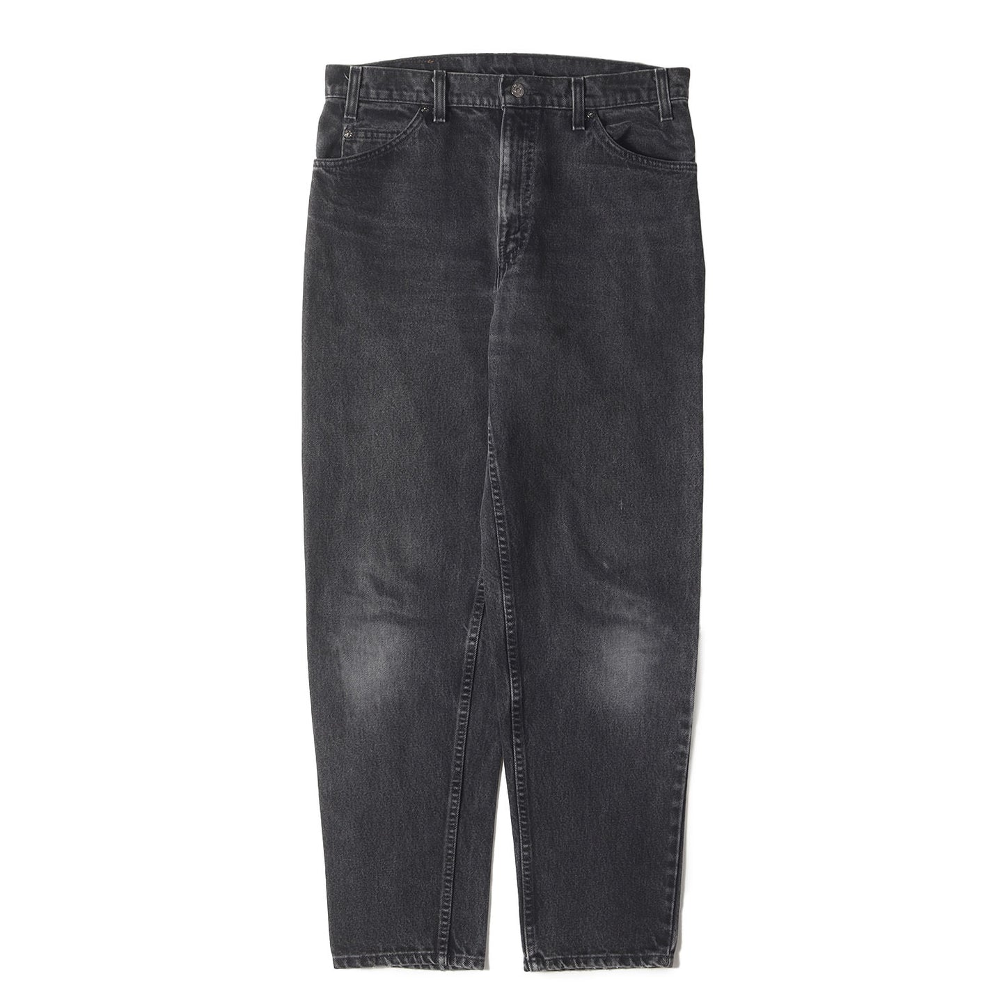 90s 550 リラック テーパード 後染め ブラック デニムパンツ / USA製 40550-4159