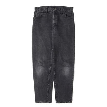 90s 550 リラック テーパード 後染め ブラック デニムパンツ / USA製 40550-4159