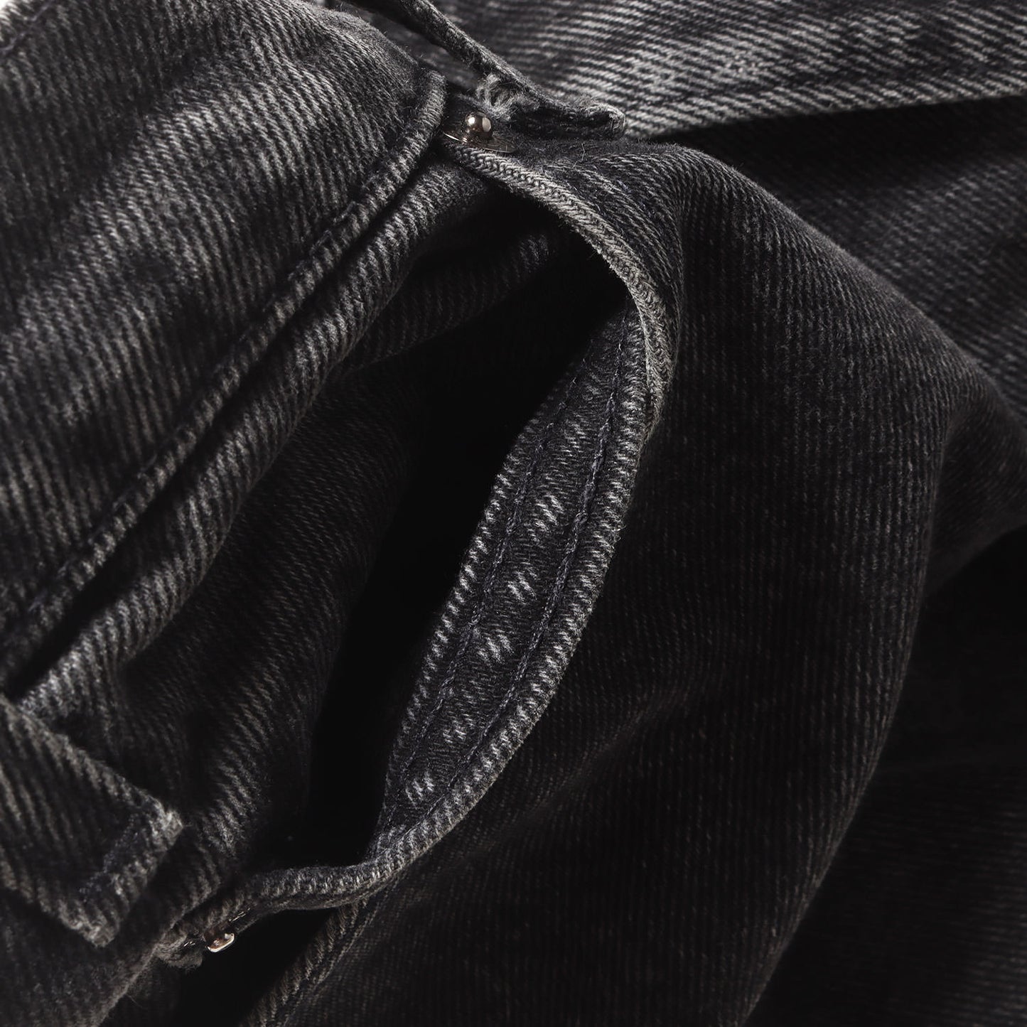 90s 550 リラック テーパード 後染め ブラック デニムパンツ / USA製 40550-4159