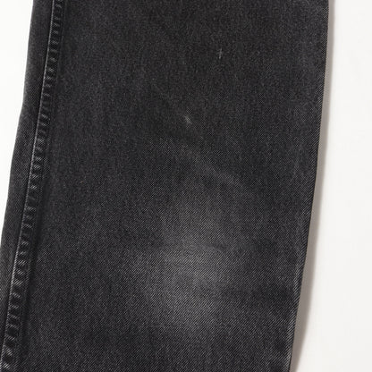 90s 550 リラック テーパード 後染め ブラック デニムパンツ / USA製 40550-4159