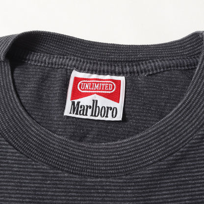 90s Marlboro ポケット付き ボーダー Tシャツ / マルボロ