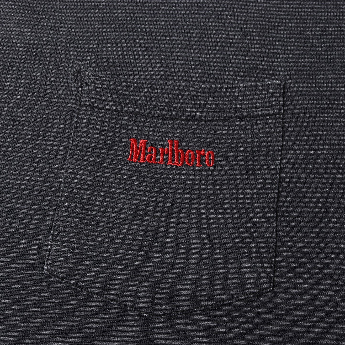 90s Marlboro ポケット付き ボーダー Tシャツ / マルボロ