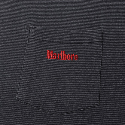 90s Marlboro ポケット付き ボーダー Tシャツ / マルボロ