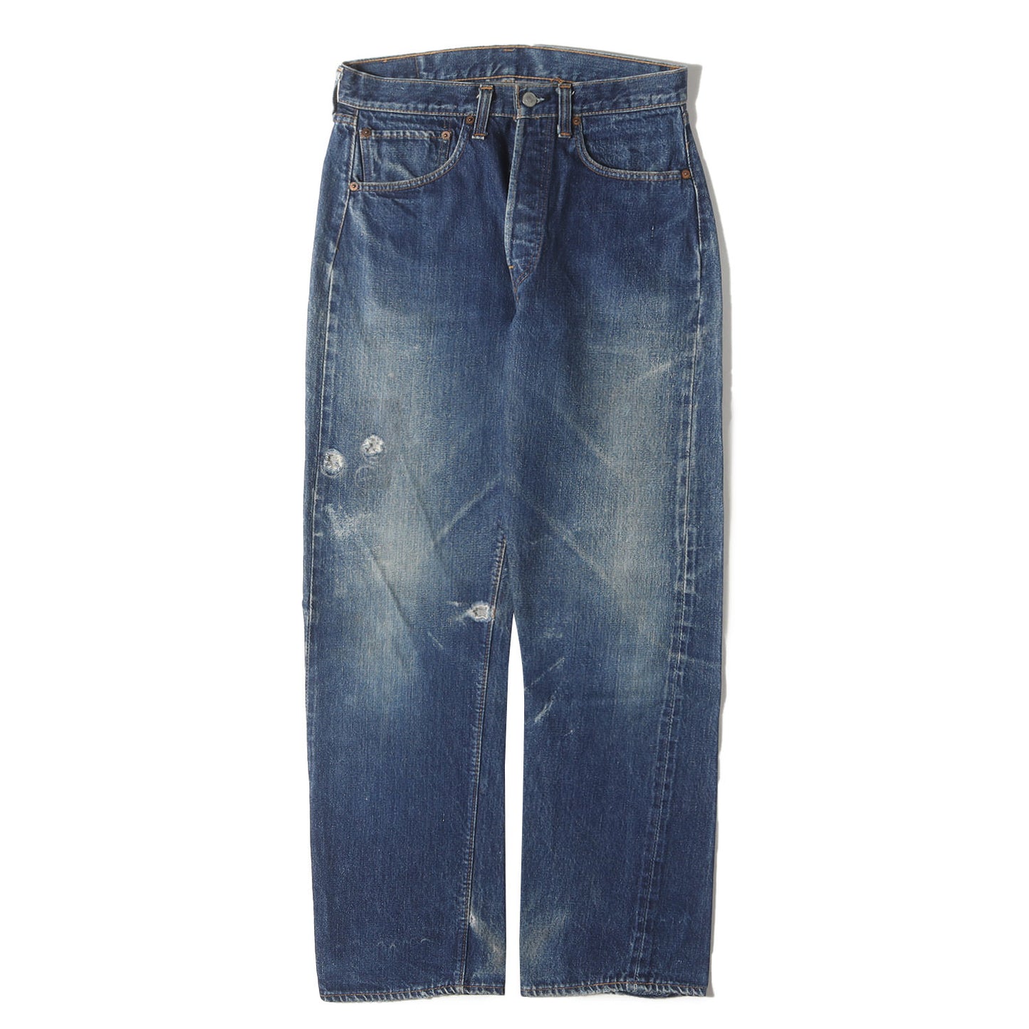 [雰囲気抜群 濃紺] 70s 501 66前期 Big E デニムパンツ / ボタン裏刻印6