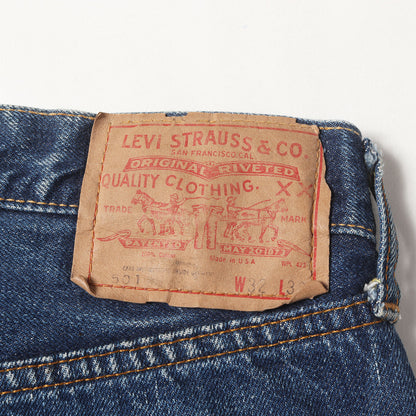 [雰囲気抜群 濃紺] 70s 501 66前期 Big E デニムパンツ / ボタン裏刻印6