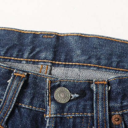 [雰囲気抜群 濃紺] 70s 501 66前期 Big E デニムパンツ / ボタン裏刻印6