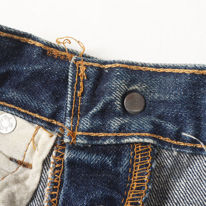 [雰囲気抜群 濃紺] 70s 501 66前期 Big E デニムパンツ / ボタン裏刻印6