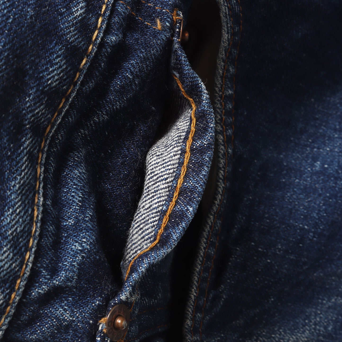 [雰囲気抜群 濃紺] 70s 501 66前期 Big E デニムパンツ / ボタン裏刻印6