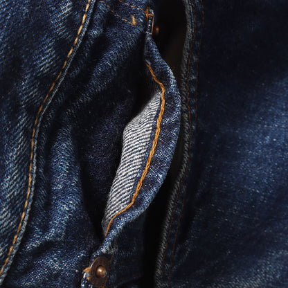 [雰囲気抜群 濃紺] 70s 501 66前期 Big E デニムパンツ / ボタン裏刻印6