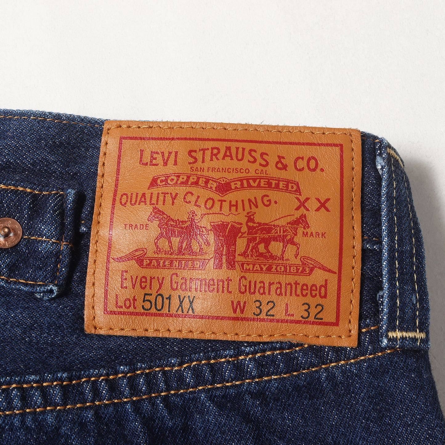 1937年復刻 501XX シンチバック デニムパンツ / 日本製 37501-0016