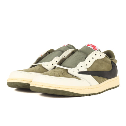 ×Travis Scott AIR JORDAN 1 LOW OG SP REVERSE OLIVE (DM7866-200)