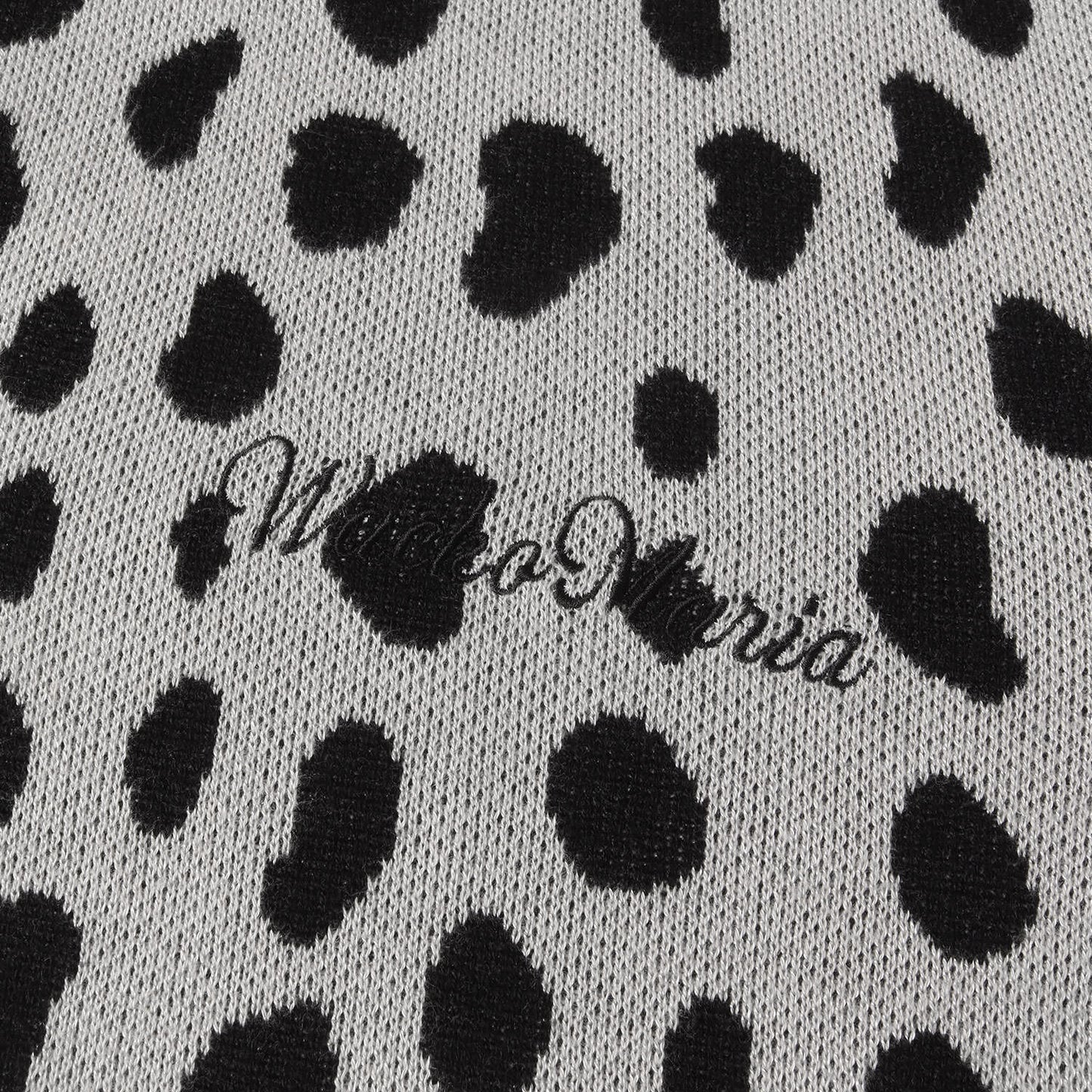 24SS レオパード柄 ジャガード ニット ポロシャツ(LEOPARD KNIT POLO SHIRT)