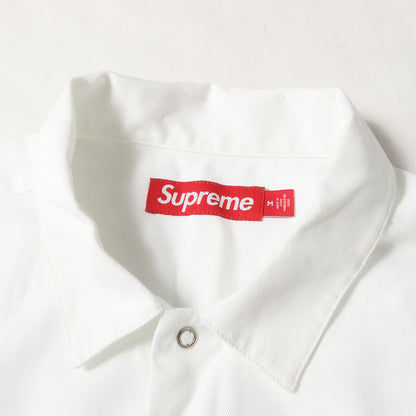 25SS ラメロゴプリント ワーク 半袖シャツ(Bitch S/S Work Shirt)