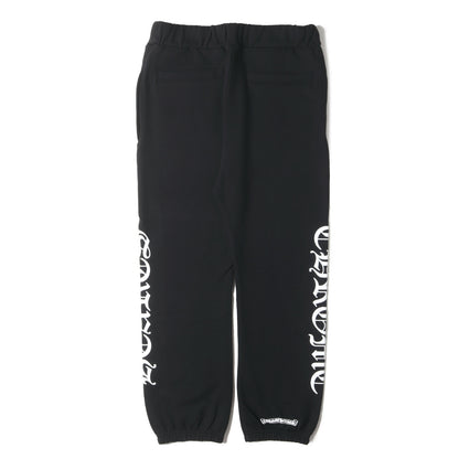 25SS 新型 スクロールラベル ヘビー スウェットパンツ