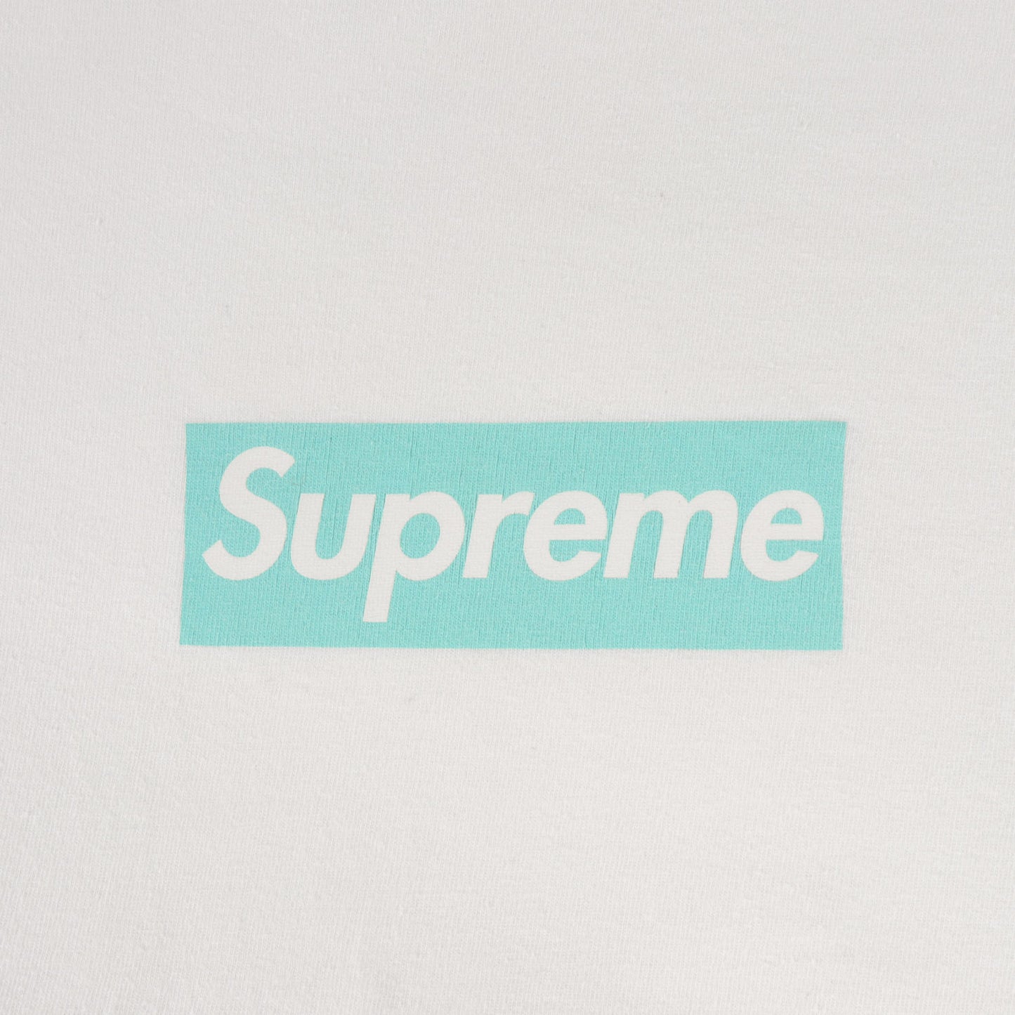 21AW ×Tiffany ティファニーブルー BOXロゴ Tシャツ(Box Logo Tee)
